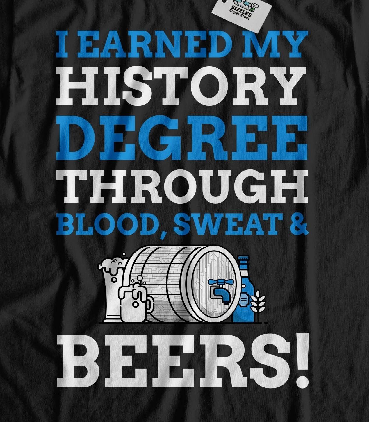 Unisex Funny History Degree T-Shirt Historian Graduate Gifts L