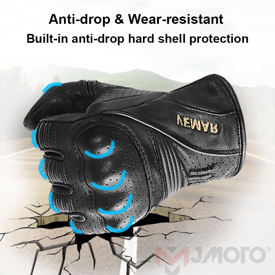Touchscreen Anti-drop Breathable Locomotive Riding Gloves Electric Vehicle Scooter Commuter Gloves