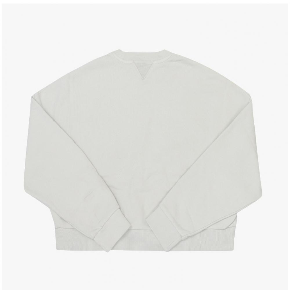 Entire Studio Es2126ri  Box Crew Rice  Box Common Sweatshirt