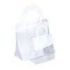 1Pc Transparent Pet Fresh Flower Bouquet Handbag Flowers Wrapping Handbag Festivals Party Rose Package Portable Packing Bag