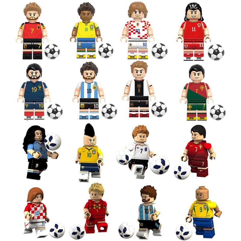 Science Xp013-020 Messi Neymar Football Team Building Blocks Toy