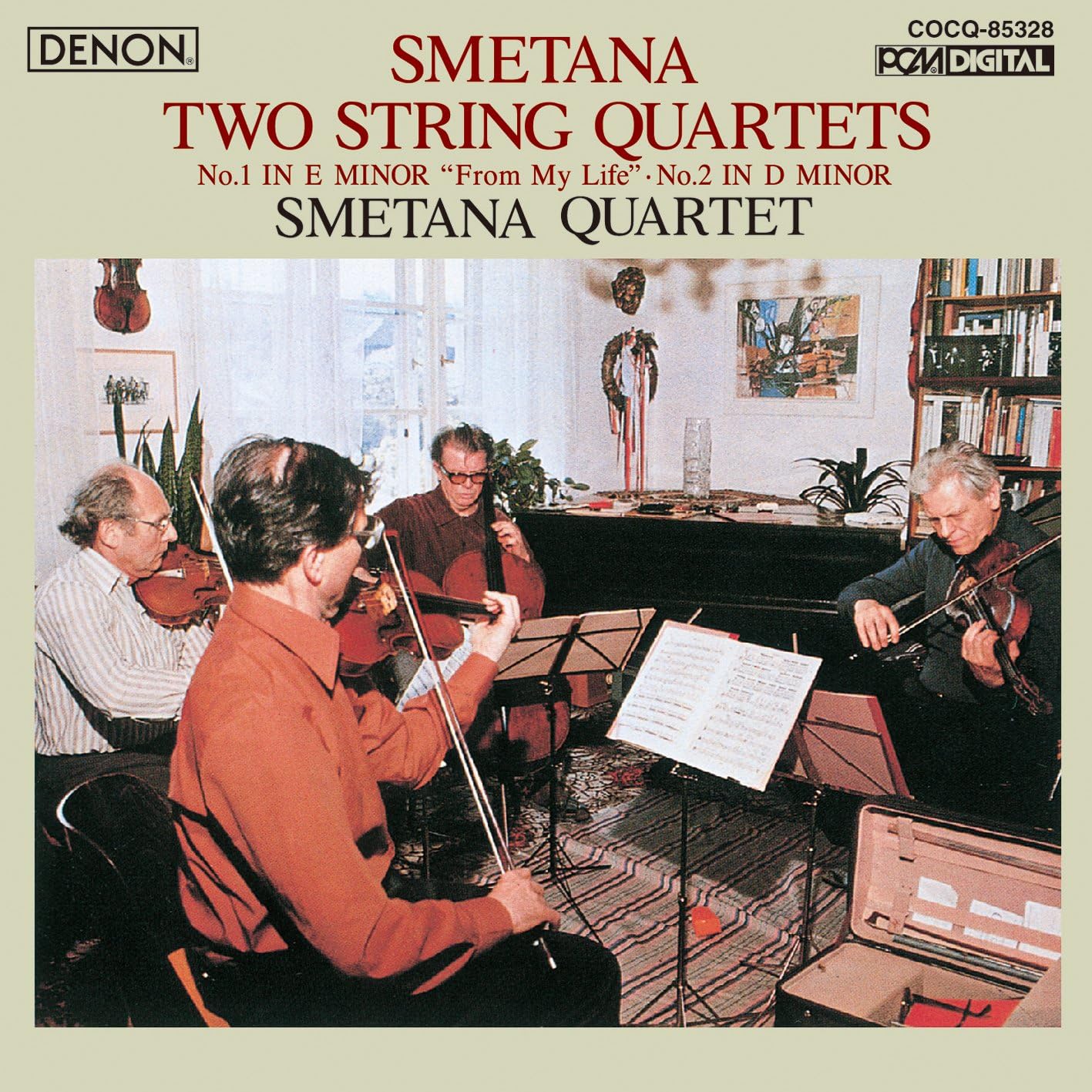 

CD SMETANA QUARTET Smetana Two String Quartets COCQ85328 DENON 2016 Japan Obi Classical