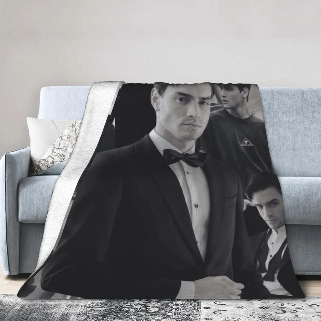 Culpa Mia Collage Nick Plush Blanket for Kids  Soft Flannel Throw for Couch Chair Sofa or Bed  Warm Cozy  HighQuality Design