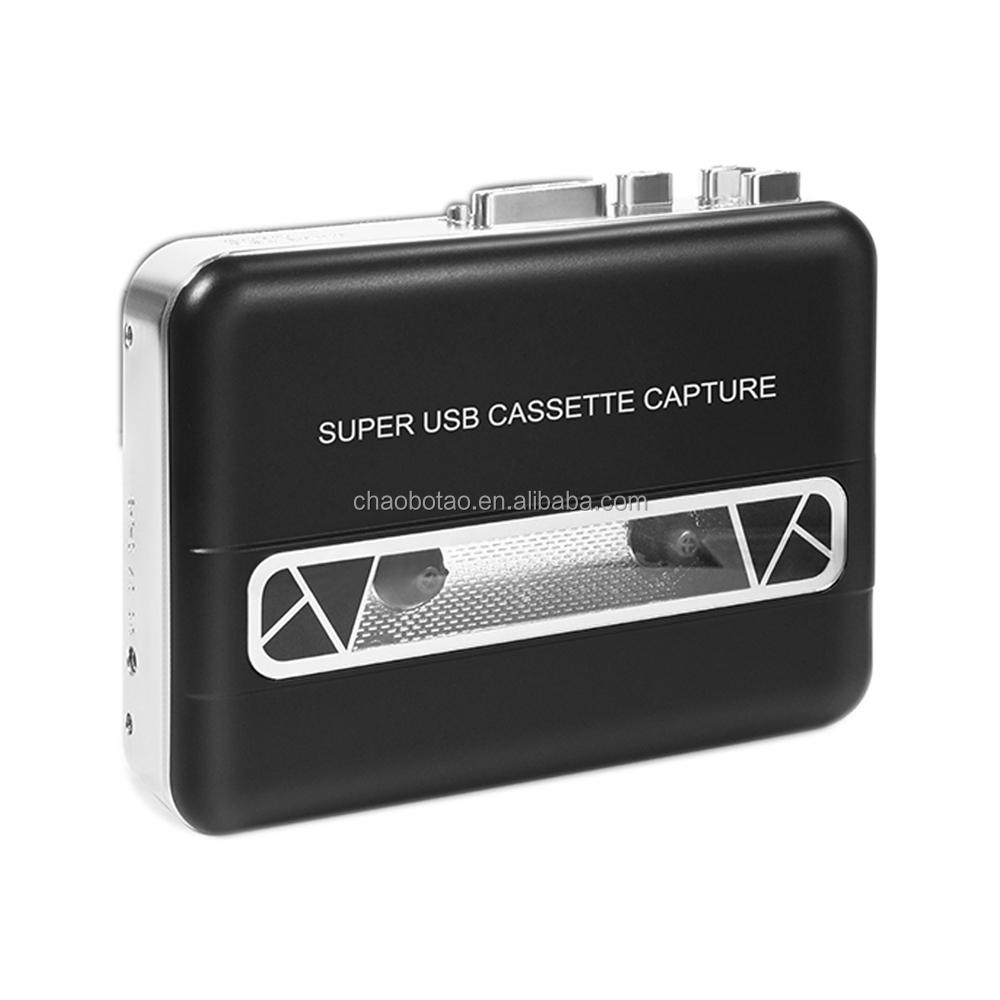 Factory  Stereo Cassette Player Capture Tape Recorder Walkman Built in Speaker with Tape to MP3 Converter