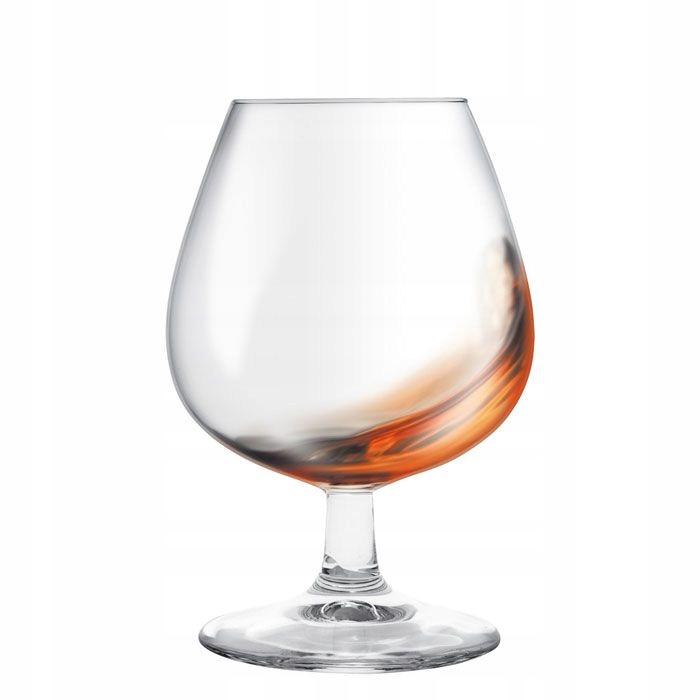 Kieliszki do koniaku i brandy szklane 240 ml komplet 6 sztuk