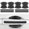 SSZYMAOYI Car Door Handle Protector, Set of 8, Carbon Fiber
