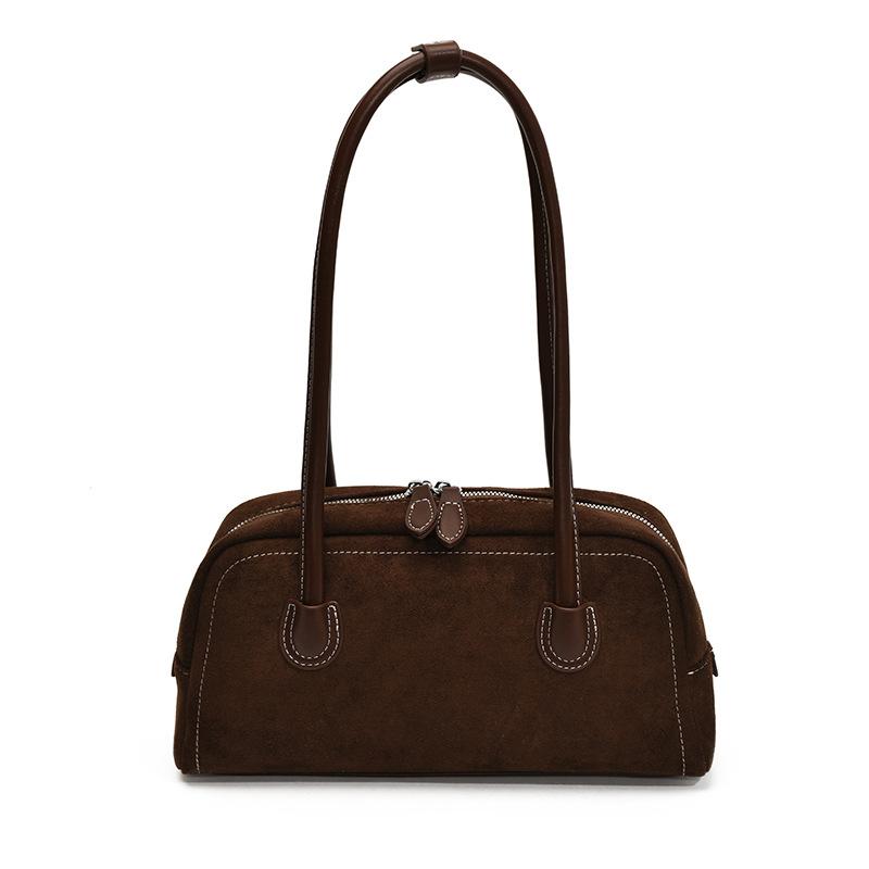 New fashion retro pillow bag autumn large capacity shoulder armpit bag texture commuter bag women's bag