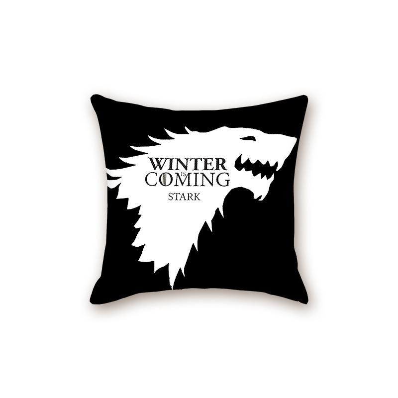 New Black Modern Simple Letter Series Sofa Cushion Pillow Cover Bedside Bedroom Backrest Pillow