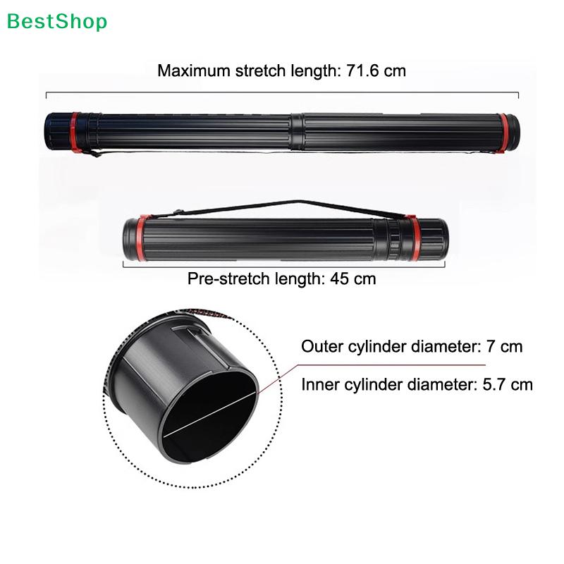 Adjustable Scalable Painting Cylinder With Shoulder Straps Drawing Cylinder-Plastic Art Storage Tube Box