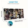 Noob Old Man Mouse Pad, Large Gaming Desk Mat, Non-slip XXL Mousepad for Laptop & Tablet, Mini PC Playmat with Stitched Edges