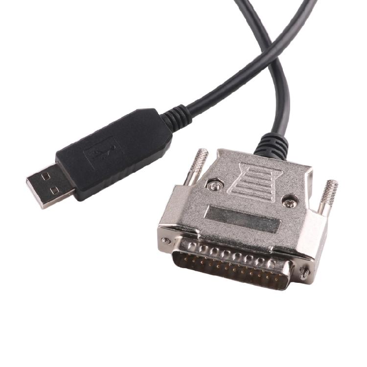USB To DB25 Male RS232 Conversion Cable Fast Speed USB-DB25-MALE For Efficient Data Transmission With Classical Printers
