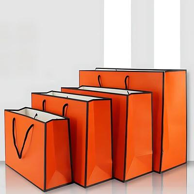 1-20 STÜCKE Einkaufs-Geschenkverpackungstüten Dicke Kartonpapiertüten Werbepapiertüten Kleidung Schmuck Kleine Papiertüten