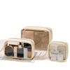 PVC Transparent Makeup Bag Large Capacity Waterproof Travel Toiletry Organizer Portable Cosmetic Case Dustproof Wash Bag