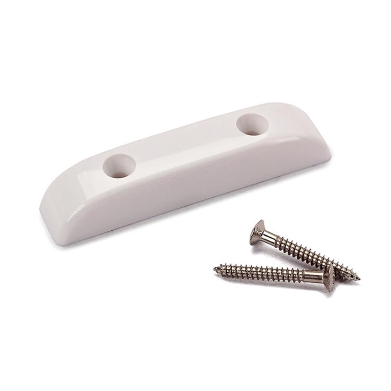 

Plastic Thumb Rest Thumbrest with Mounting Screws White Lightweight Thumb Rest for Electric Bass Guitar Easy to Install 1