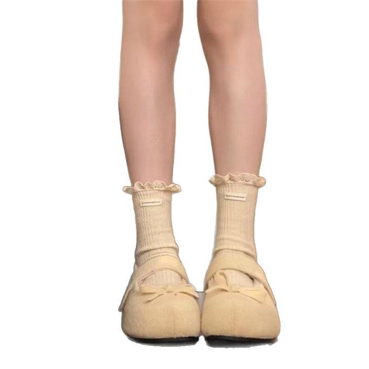 Retro kleiner Mann erhöhte Plateau Birkenstock Baumwollschuhe Winter Neu tragen warm Mary Jane Mao Mao Einzelschuhe