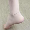 Buyee 925 Silver Simple Anklet Chain for Women Fashion Fine Jewelry Foot Legs Anklets