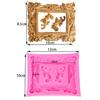 Big Square Frame Silicone Mold Fondant Cake Decorating Tool Sugarcraft Chocolate Gumpaste Mold Baking Tools