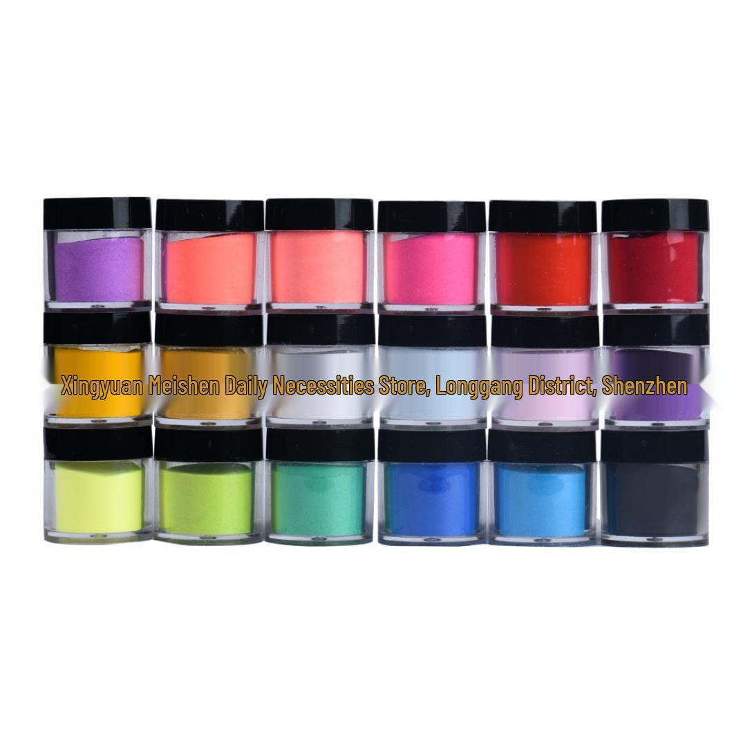 

18-Color Crystal Nail Carving Powder Set (10g each) Starry Wish