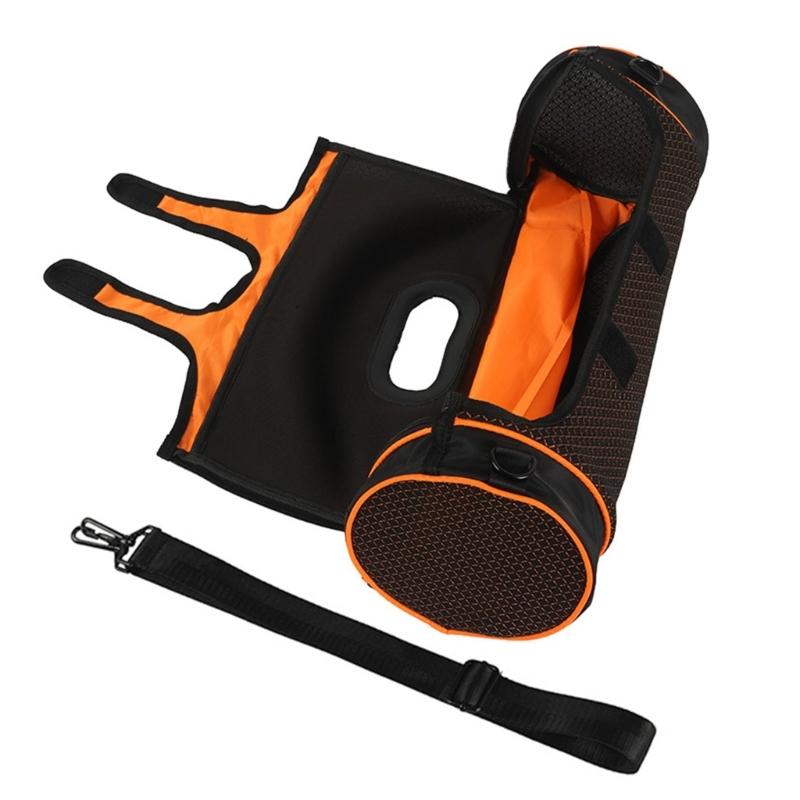 

Portable Speaker Case for BOOMBOX 4 Mesh Fabric Storage Bag with Adjustable Shoulder Straps and Storage Pocket 1