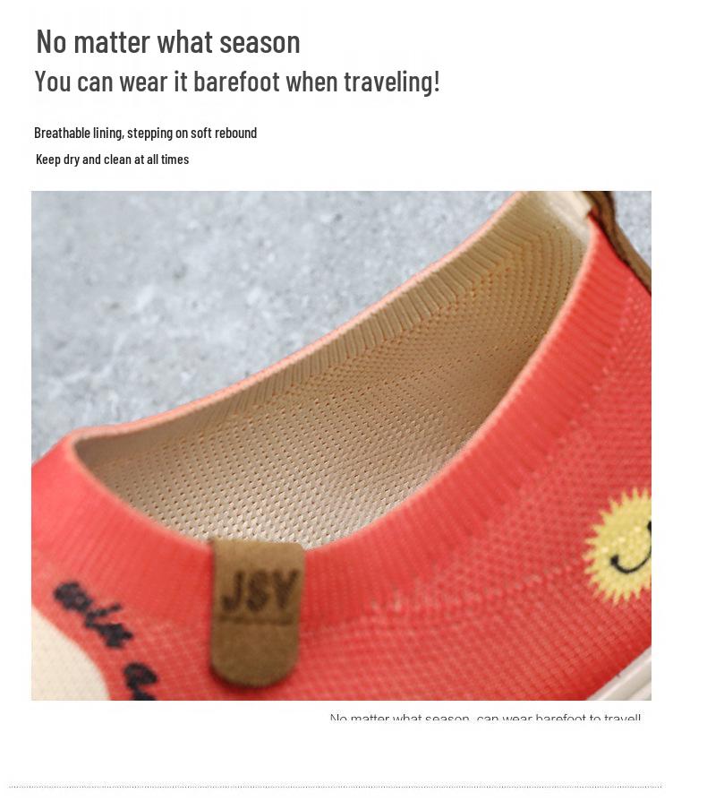 Women's Versatile Slip-On Casual Soft Sole Shoes for Comfort