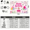 Red Photography Birthday Background 1pc - Photo Booth Props