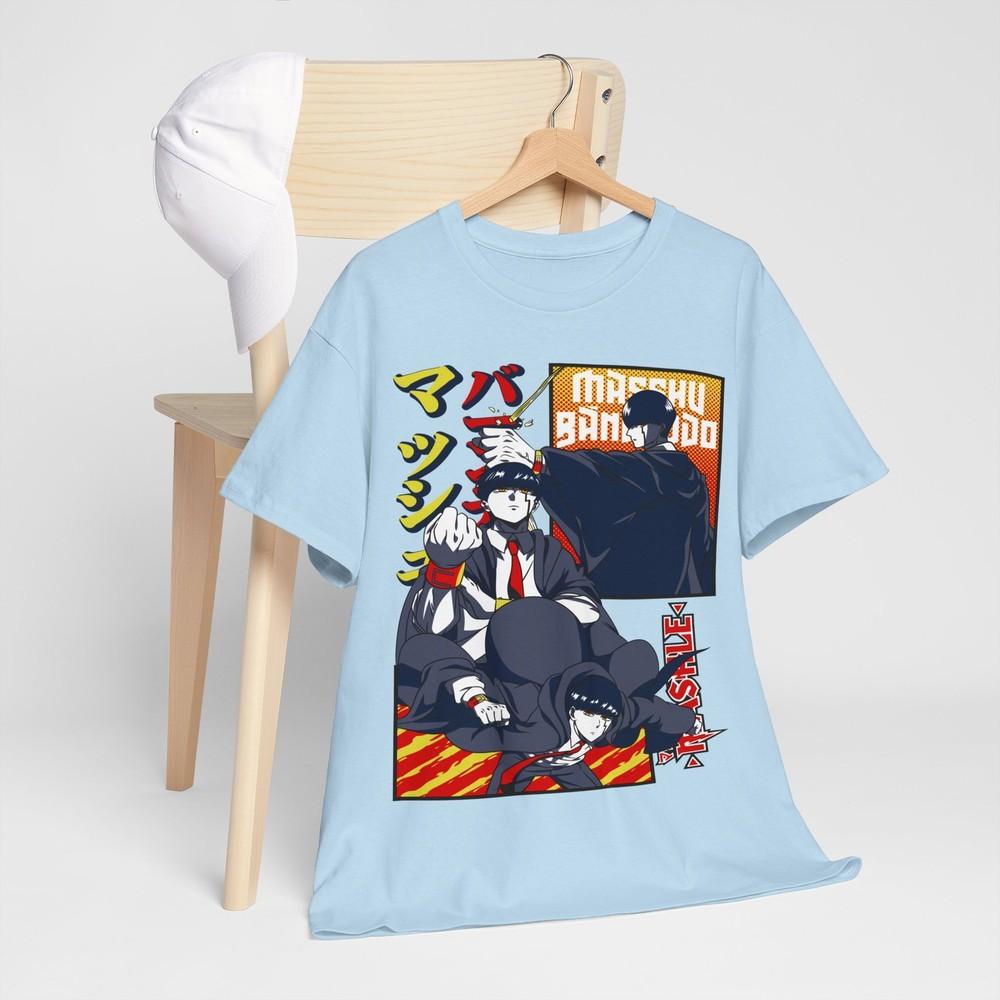 Mashle Tshirt Magic And Muscles Mash Cream Puff Anime Gifts Shirt On Sell S