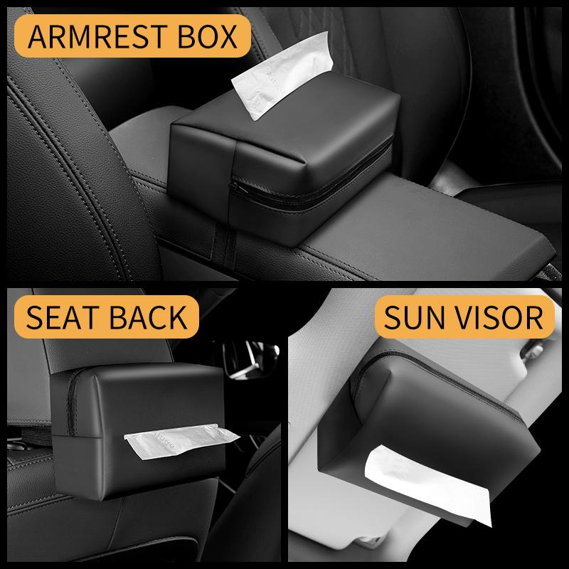 PU Leather Car Tissue Box Facial Tissue Storage Bag For Lexus FSPORT LBX NX RX 350h 450h ES UX 300e GS IS LS LX CT LC RC GX460