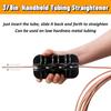 Acouto 3/8in Tubing Straightener, Handheld 3/8 Pipe Straightener Wire Tube Brake Line Straightener Tool Universal for Brake Fuel System Lines or