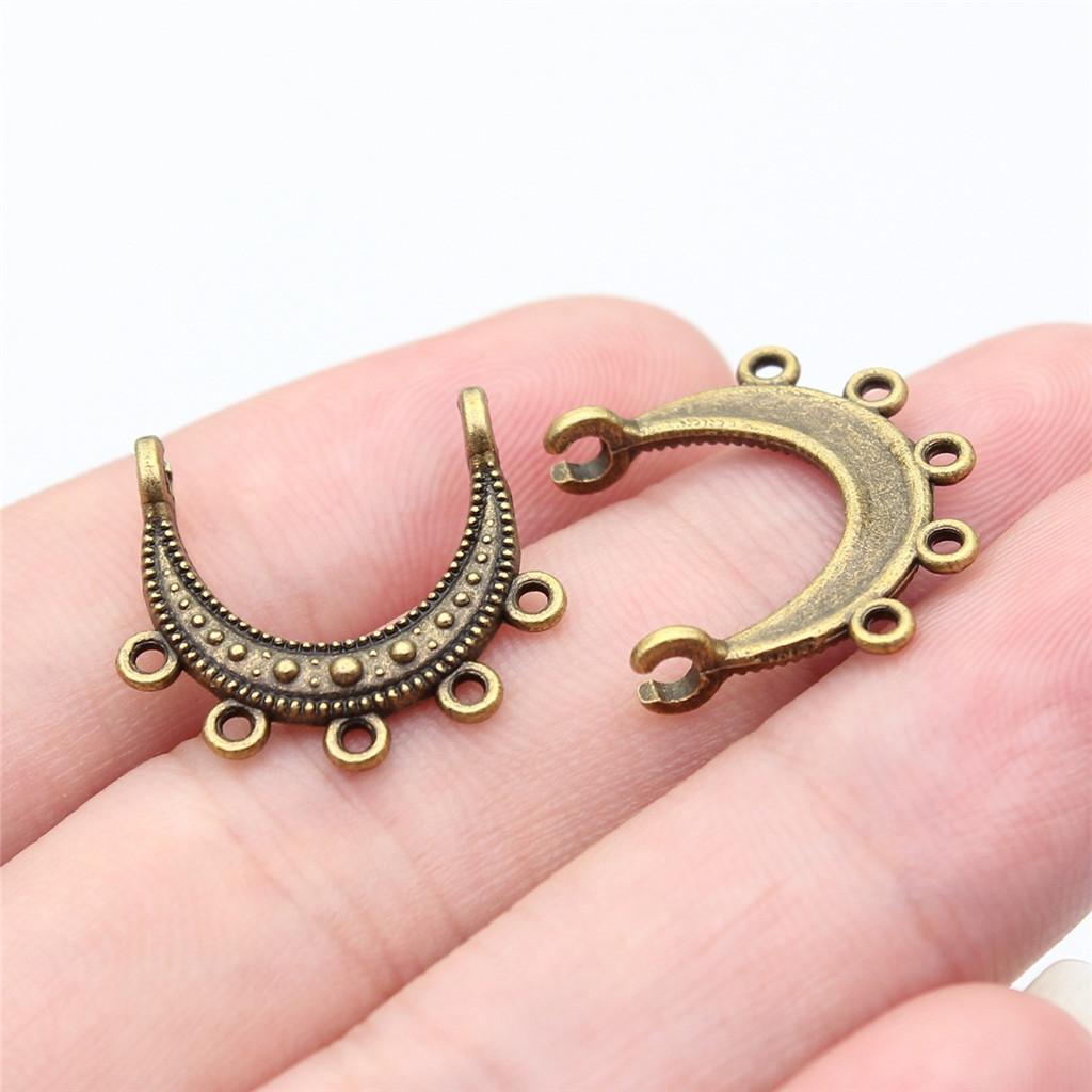 Accessories Parts Curved Necklace Connector Minimalist Jewelry Components QA013