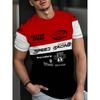 3D Digital Printing T-Shirt Teen Men's Short Sleeve Top Versatile Breathable