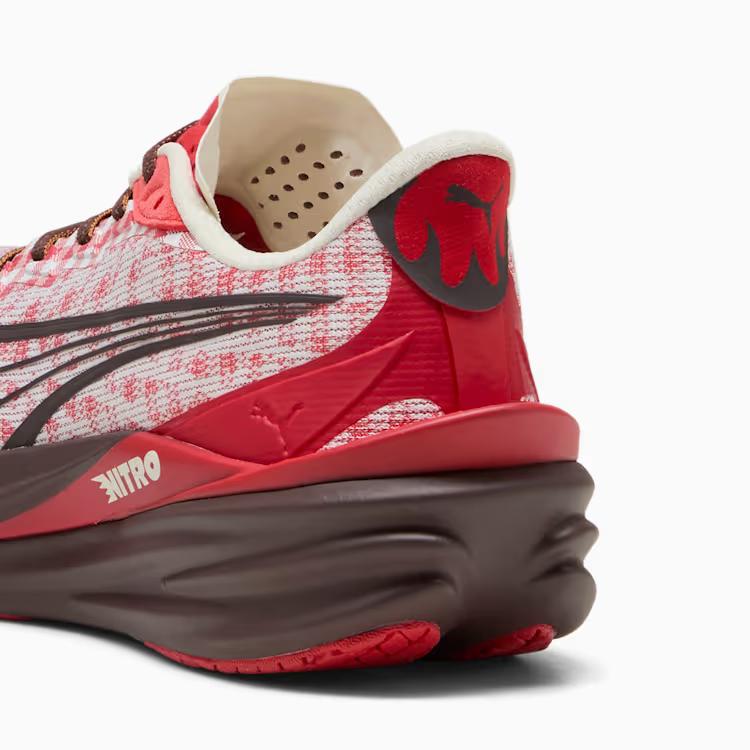 406307-01 Puma Deviate Nitro 4 Check For All Time Red PUMA White (Men's)