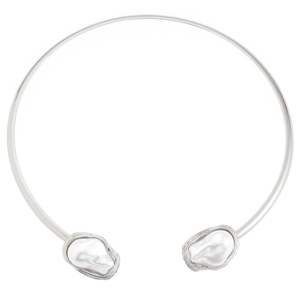 Baroque Pearl Jewelry Set: Necklace, Earrings, Ring, Bracelet, Choker for Women