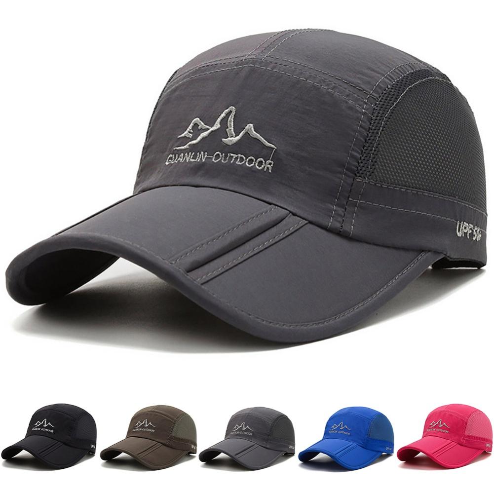 Quick-drying Mesh Cap Sun Hat Foldable Convenient Outdoor Activities