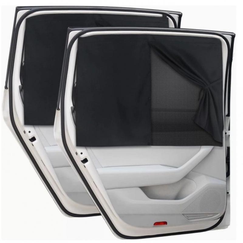 Universal Car Side Window Sun Shade Mesh Privacy Curtain