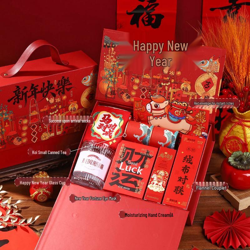 2026 Jahr des Pferdes Firmen-Neujahrs-Souvenir-Geschenk für Mitarbeiter: Individuelles praktisches Frühlingsfest-Souvenir