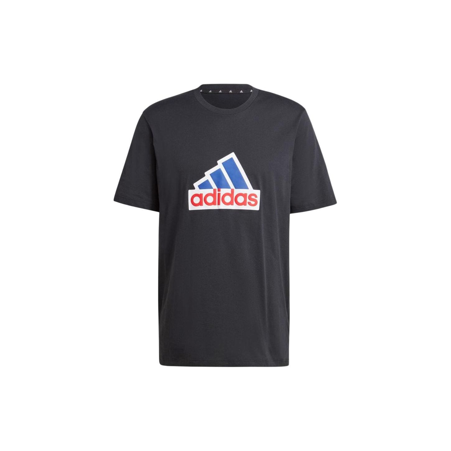 

adidas Future Icons Badge of Sport Tee Black Men Streetwear IS9596 XL