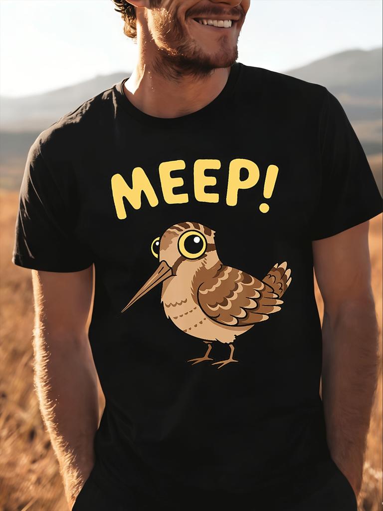 Meep Bird Saying Meep Bird Meme Cute N Woodcock Meep For Unisex Unisex Unisex All Season Funny Unisex Unisex All TShirt