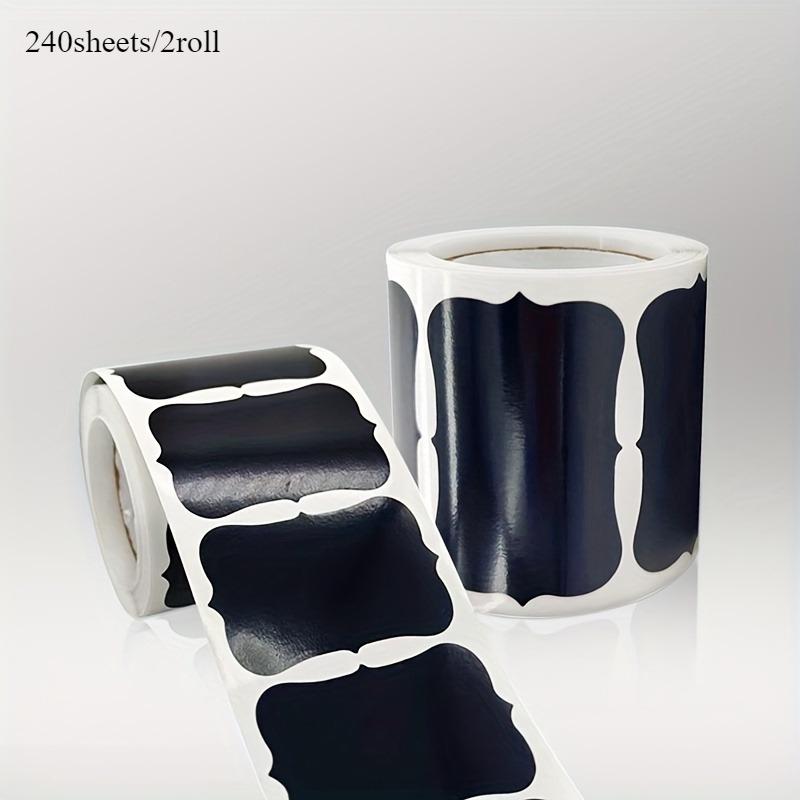 

240 sheets/2 rolls, blackboard sticker labels, for party decoration, crafts