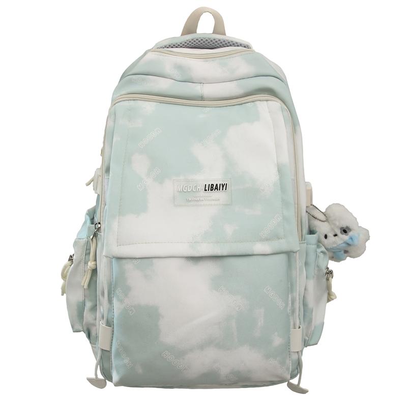 Women's Large Capacity Backpack Computer Travel Backpack Lightweight Senior High School Student Schoolbag