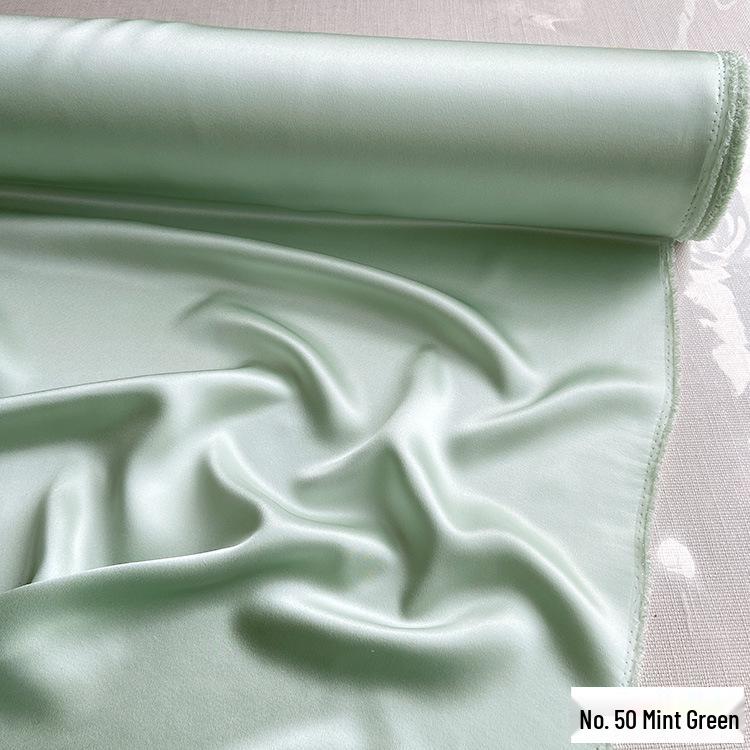 22 Momme Moerbeizijde Crêpe Satijn Stof voor Cheongsam, Beddengoed, Pyjama's en Haarelastiekjes.