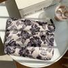 Charming Ladies Trendy Flower Pattern Cosmetic Pouch Portable Clutch Makeup Bag