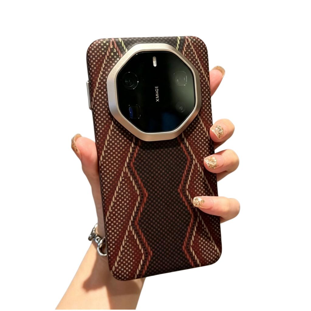 Applicable Huawei mate11rs Kevlar pattern mobile phone case Tianshu Red Snake Scepter 11RS Extraordinary Master case