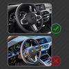 2pcs Carbon Fiber Steering Wheel Lip Strip Molding ABS Trim For BMW 3 Series G20