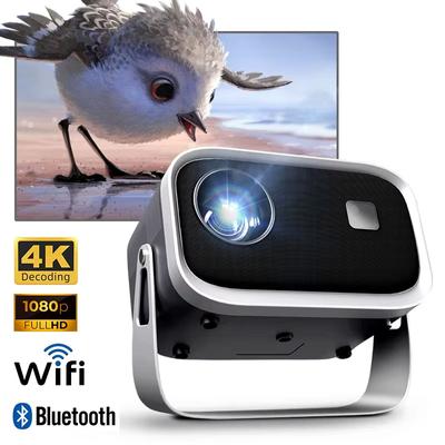 AUN A003 Tragbarer Mini-Projektor WiFi Sync Android IOS Full HD 1080P 4k Kino Heimkino LED 3D Videoprojektor Kino