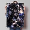 Dark Anime Girl In Space Poster Customized Wall Art Vintage Metal Signs Retro Tin Plaque for Man Cave Decoration Garage Decor