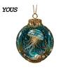 Urlaubsgeschenke für Meeresliebhaber, Thematische Weihnachtskugel-Ornamente, Leuchtende Klare Kugeln mit Quallen Schildkröte Oktopus, Detaillierte Retro-Schnitzereien