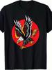 Men's & Women's Vintage American Traditional Tattoo Old Flash T-Shirt - 100% Cot