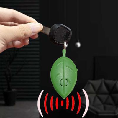 2 buc. Căutător de chei în formă de frunză, impermeabil, wireless, cu fluier, telecomandă, dispozitiv de urmărire a cheilor cu semnalizare luminoasă, localizator portabil de chei, breloc, dispozitiv anti-pierdere