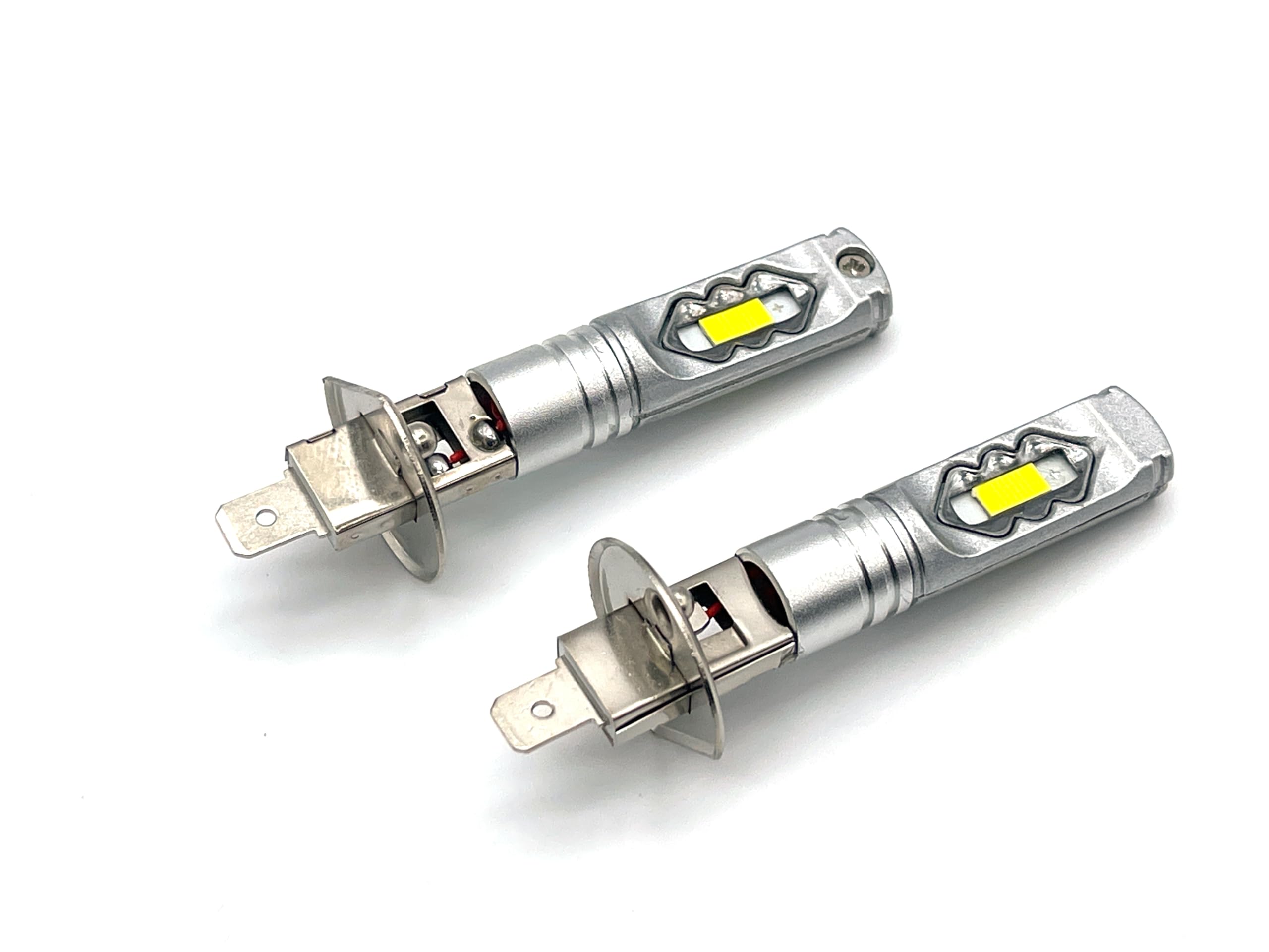 bubulu LED H1 /24V Фара, Противотуманная фара, Лампа, Совместимая с техосмотром, Общего назначения, Высокая яркость, 55 Вт, 6000 К, Белый