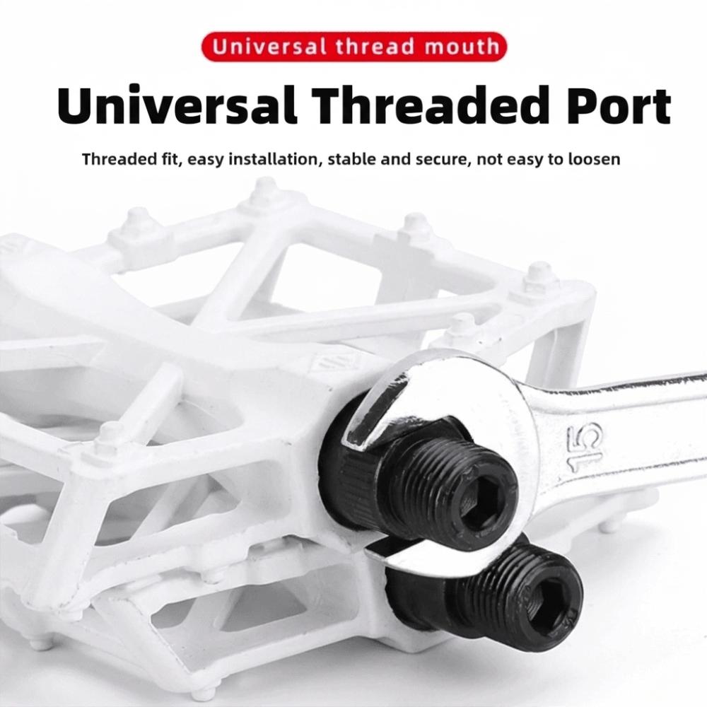 

2PCS With Wrench Bike Pedals Aluminum Alloy Road Bike Pedal Cycling Accessories
